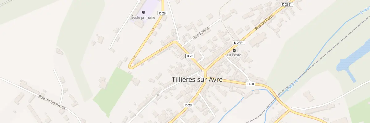Plan du 7 Rue du Château à Tillières-sur-Avre