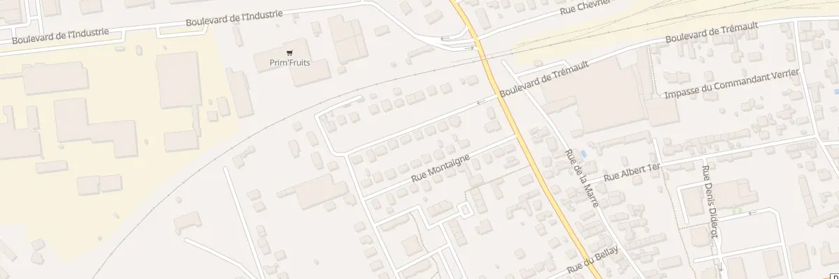 Plan du 25 Rue Rabelais à Vendôme
