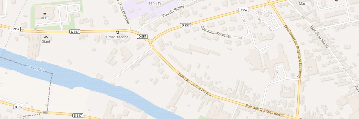 Plan du 149 Rue des Quatre Huyes à Vendôme