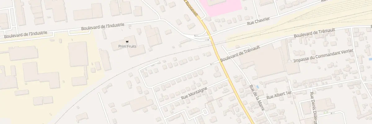 Plan du 34 Rue Rabelais à Vendôme