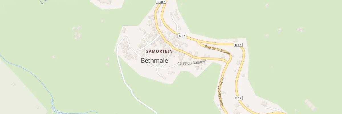 Plan du 31 Samortein à Bethmale