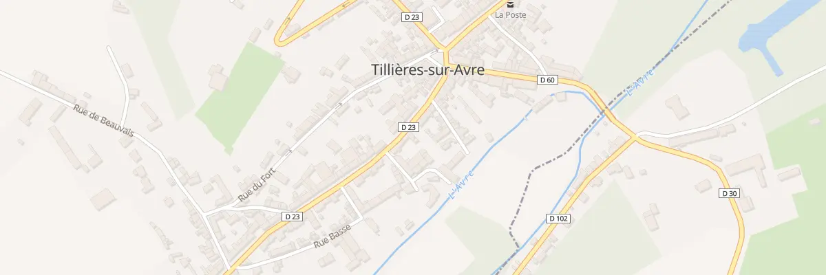 Plan du 22 Gr Gde Rue à Tillières-sur-Avre