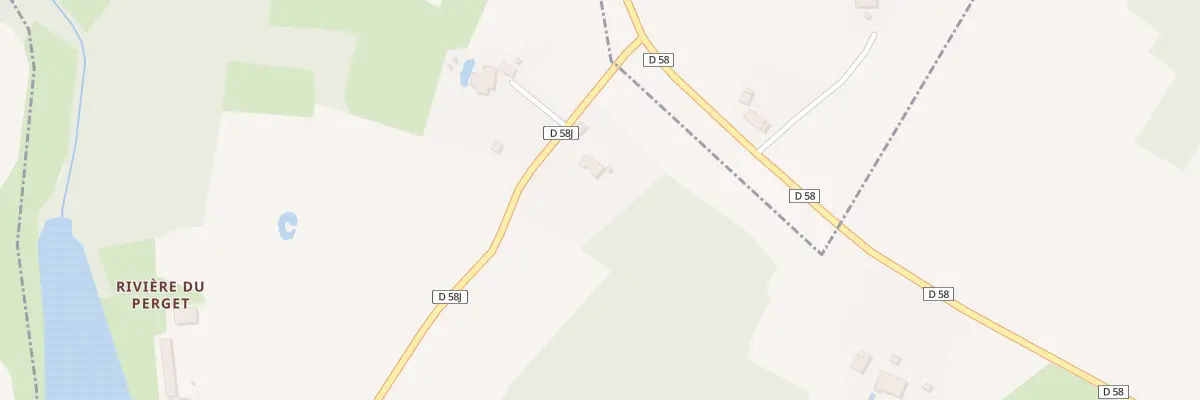 Plan du 2360 Rte du Perget à Lautignac