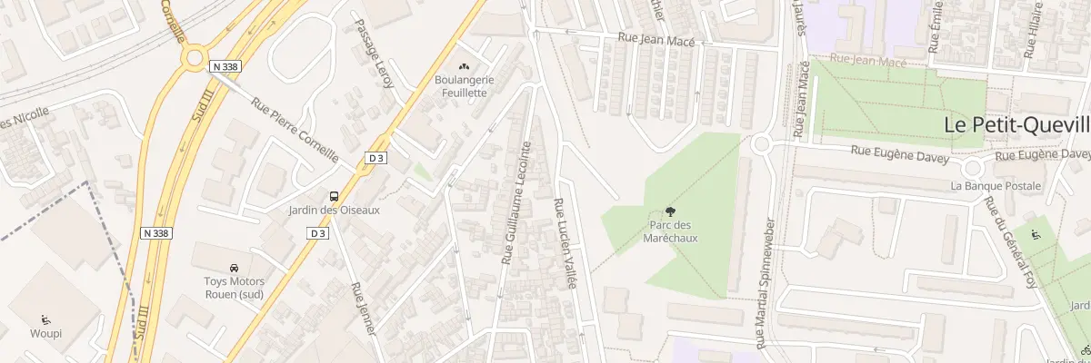 Plan du 16A Rue Lucien Vallee au Petit-Quevilly
