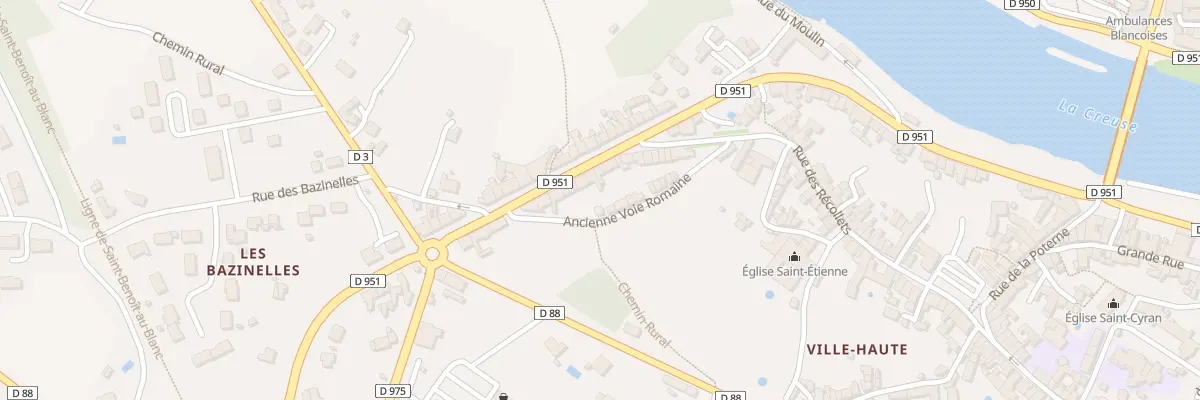 Plan du 33 Rue de Poitiers au Blanc