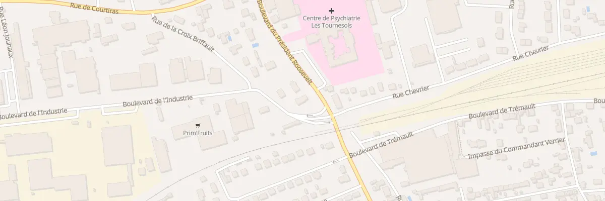 Plan du 84 Rue de la Croix Briffault à Vendôme