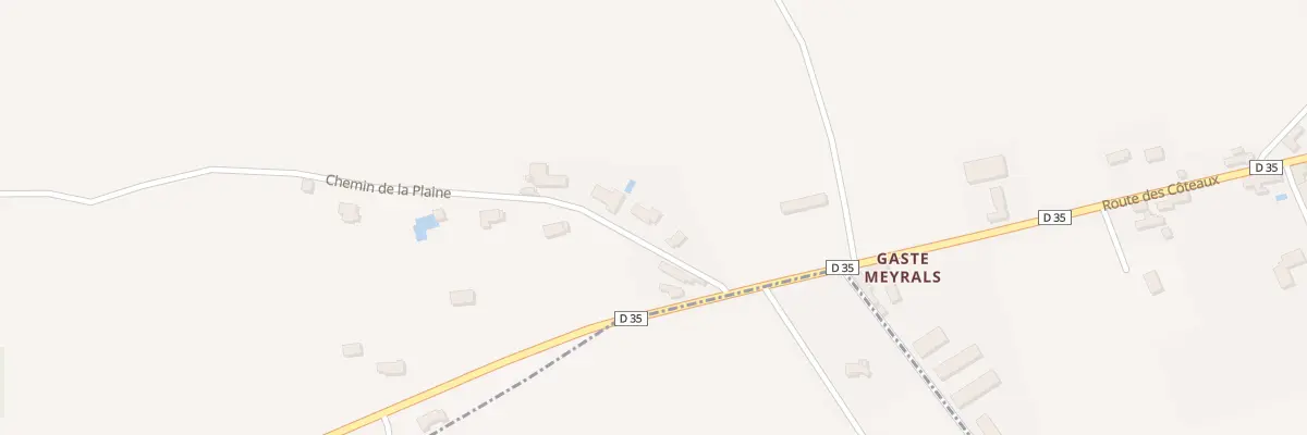 Plan du 326 La Plaine à Meyrals
