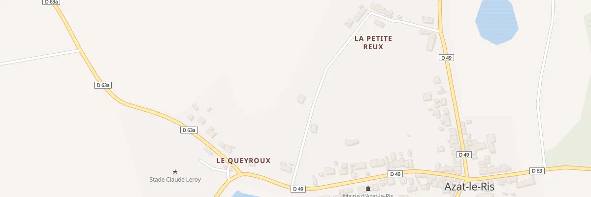 Plan du 20 La Petite Reux à Azat-le-Ris