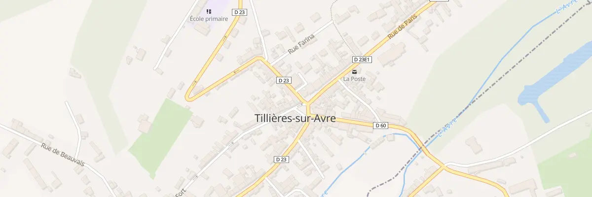 Plan du 1 Rue du Château à Tillières-sur-Avre