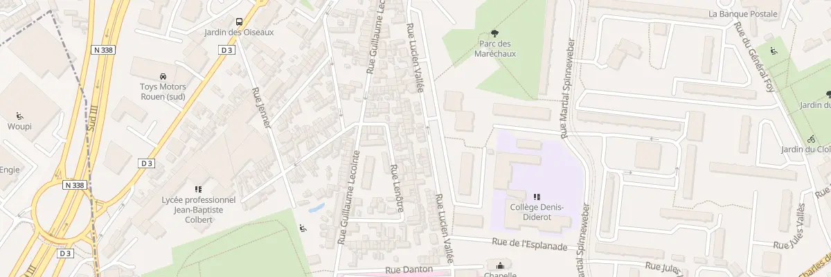 Plan du 58 Rue Lucien Vallee au Petit-Quevilly