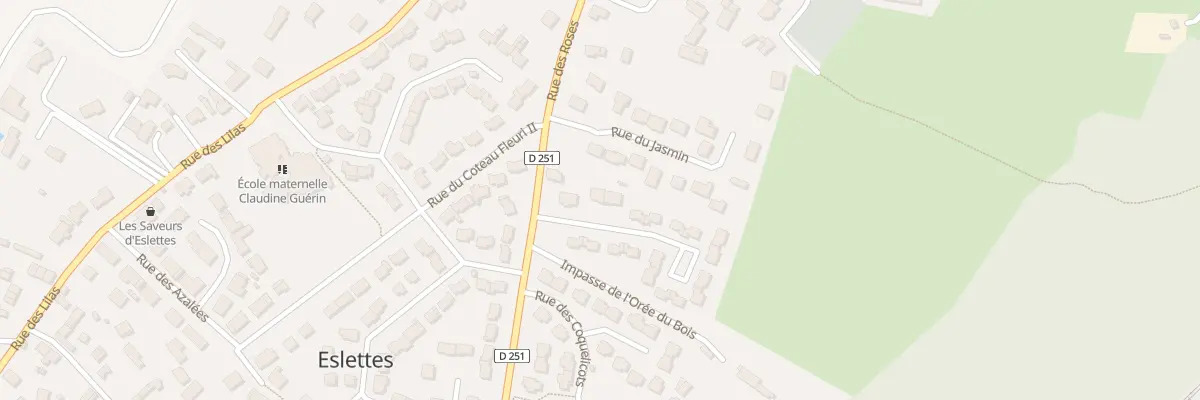 Plan du 3 Rue du Muguet à Eslettes