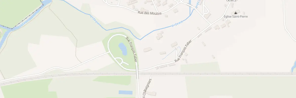 Plan du 1B Rue Francois Faber à Aulnay-sur-Iton