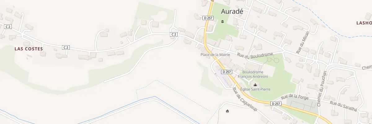 Plan du 45 Rue de la Prade à Auradé