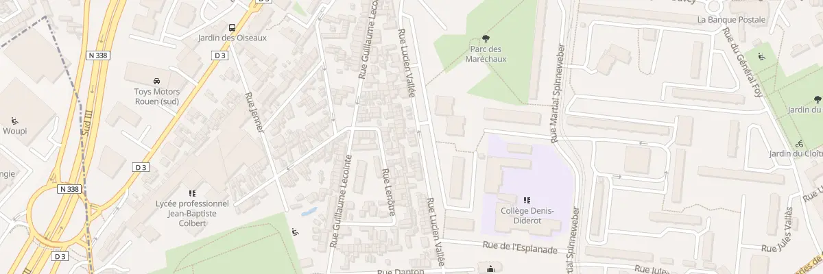 Plan du 56 Rue Lucien Vallee au Petit-Quevilly