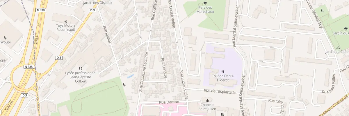 Plan du 66 Rue Lucien Vallee au Petit-Quevilly
