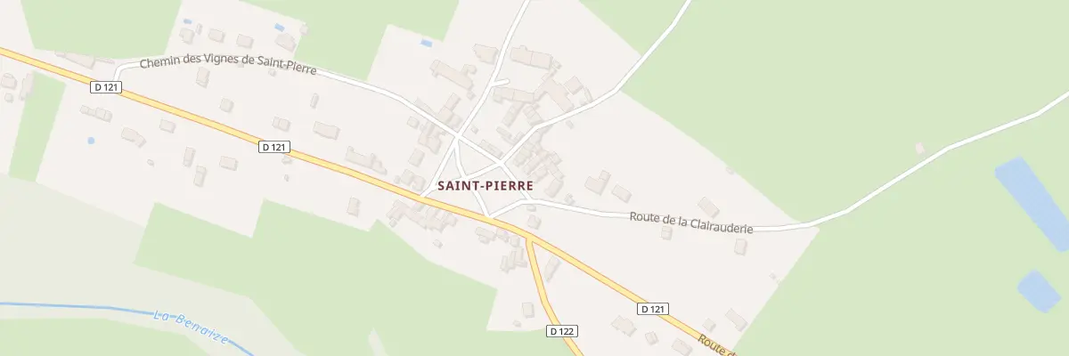 Plan du 57 Saint Pierre à La Trimouille