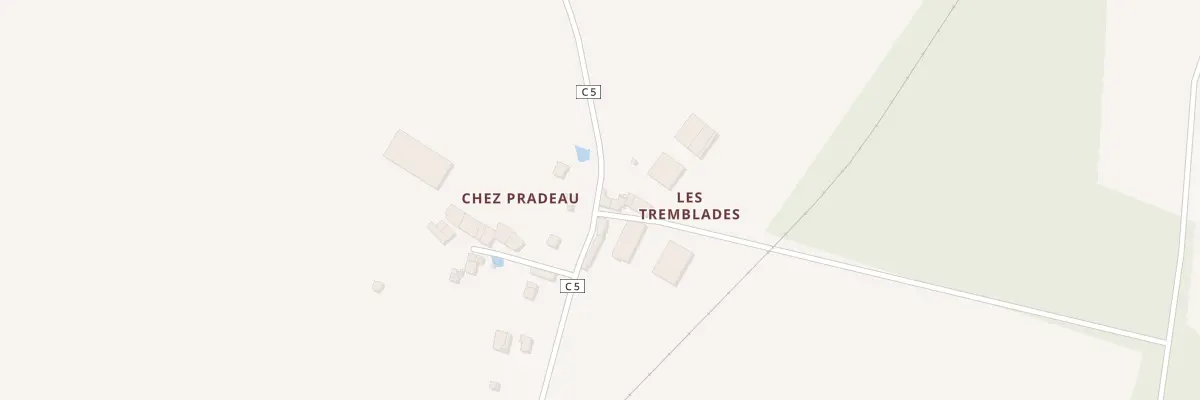 Plan du 6 Les Tremblades à Saint-Ouen-sur-Gartempe