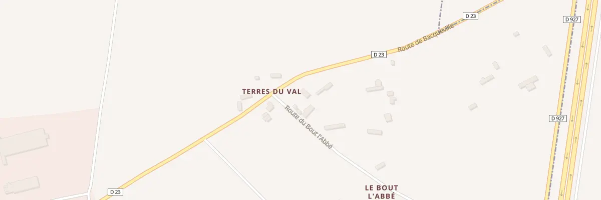 Plan du 10 Rte du Bout l’Abbe à Bertreville-Saint-Ouen