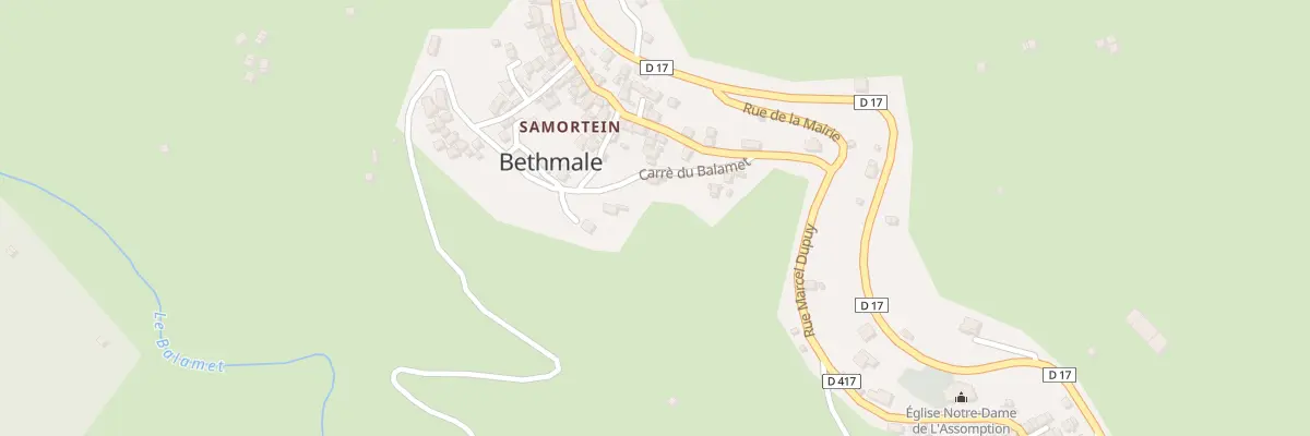 Plan du 191 Samortein à Bethmale