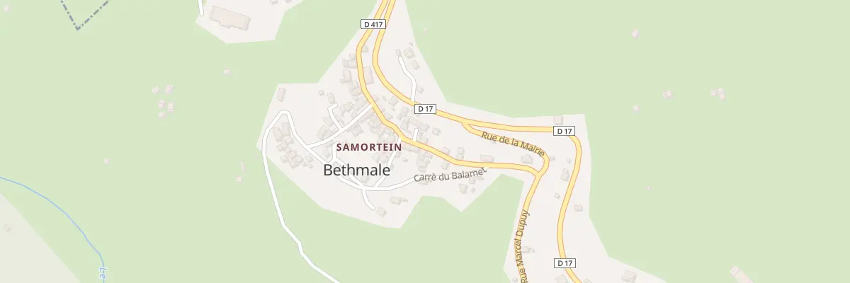 Plan du 40 Samortein à Bethmale