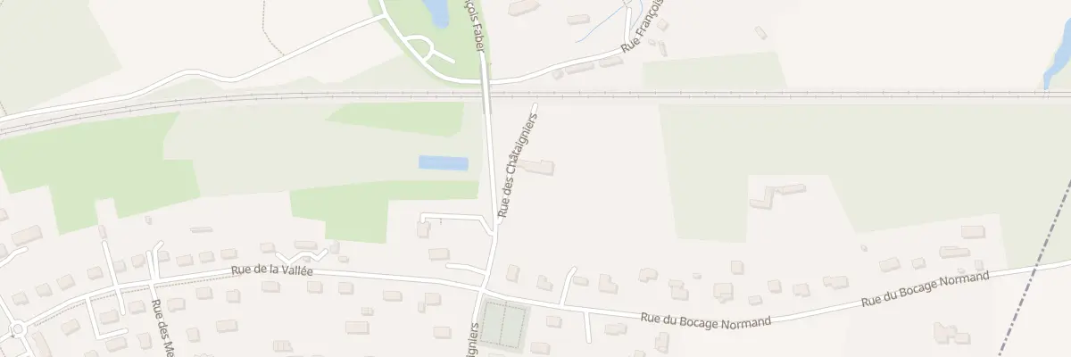 Plan du 1 Rue des Chataigniers à Aulnay-sur-Iton
