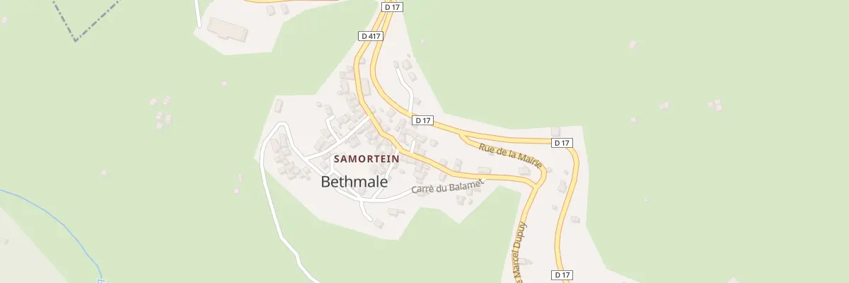 Plan du 41 Samortein à Bethmale