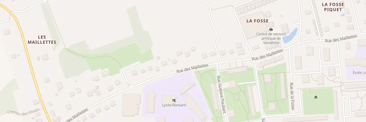 Plan du 37 Rue des Maillettes à Vendôme