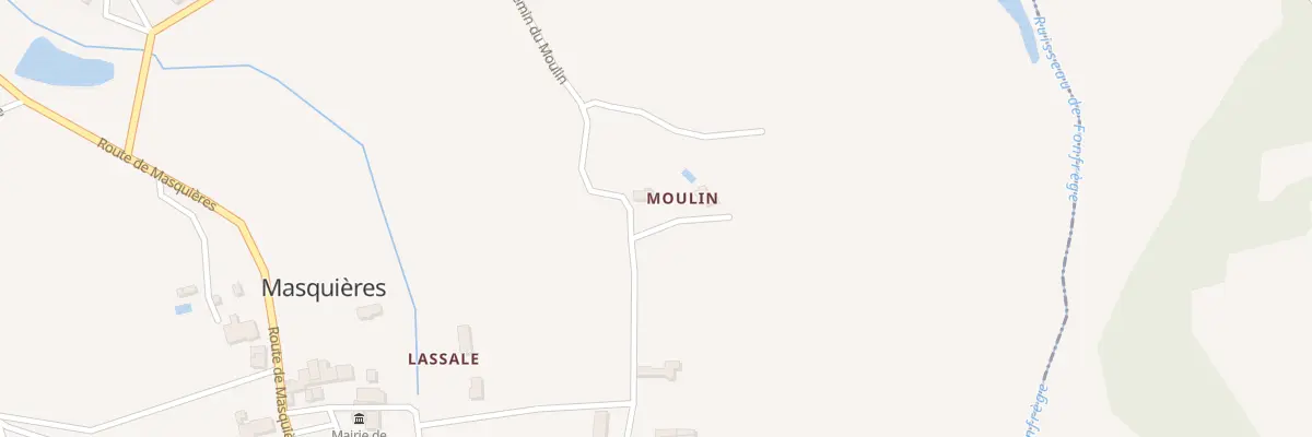 Plan du 5027 Moulin à Masquières