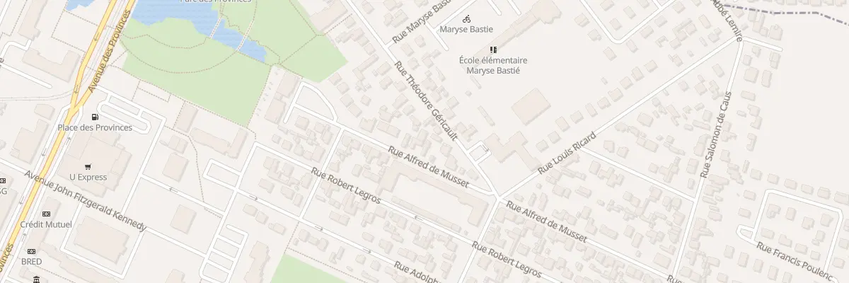 Plan du 23 Rue Alfred de Musset au Grand-Quevilly