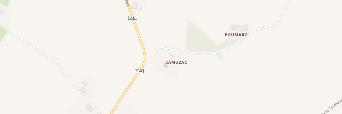 Plan du 39 Camuzac à Cadours