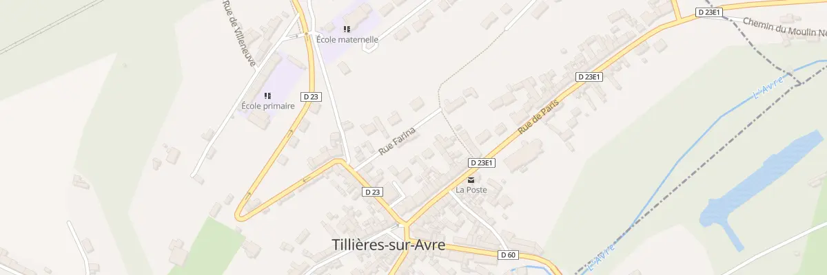 Plan du 5 Rue Farina à Tillières-sur-Avre