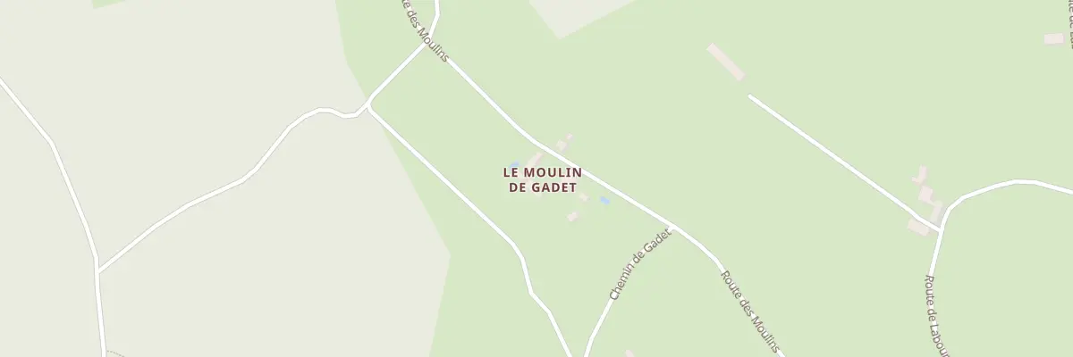 Plan du 43 Le Moulin de Gadet à Loubejac