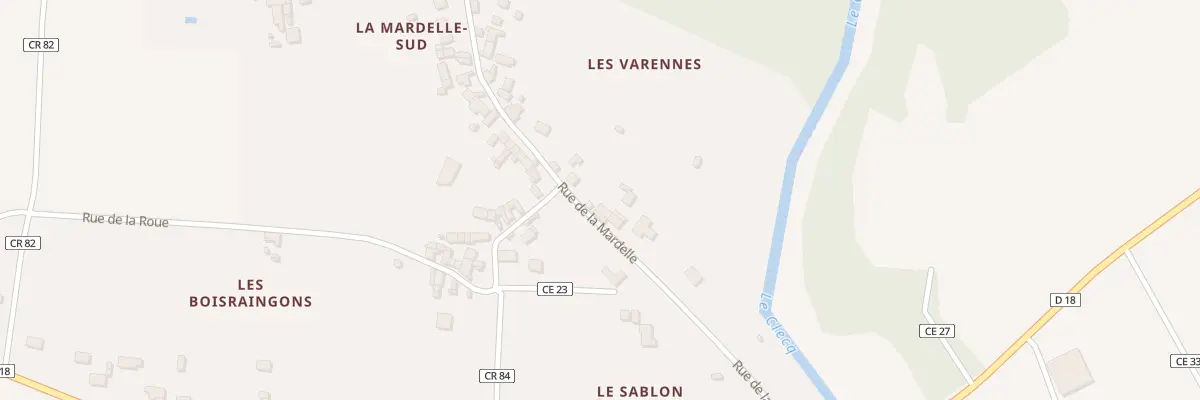 Plan du 31 Rue de la Mardelle à Martizay