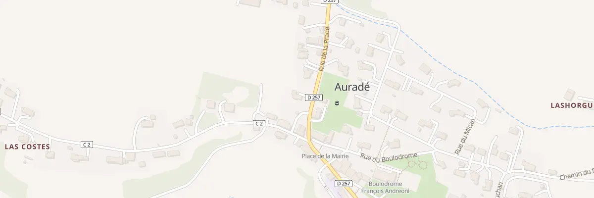 Plan du 127 Rue de la Prade à Auradé