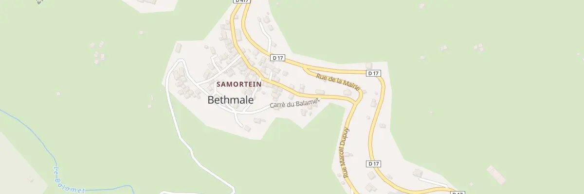 Plan du 35 Samortein à Bethmale
