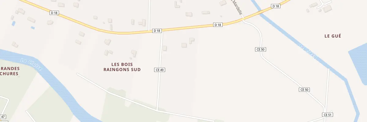 Plan du 96 Rue de la Poste à Martizay