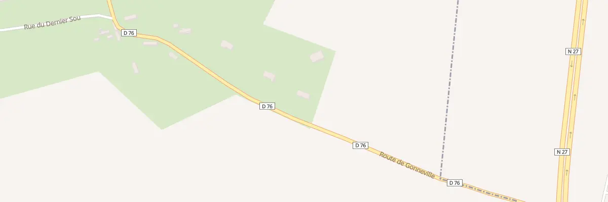 Plan du 63B Rte de Gonneville à Belmesnil