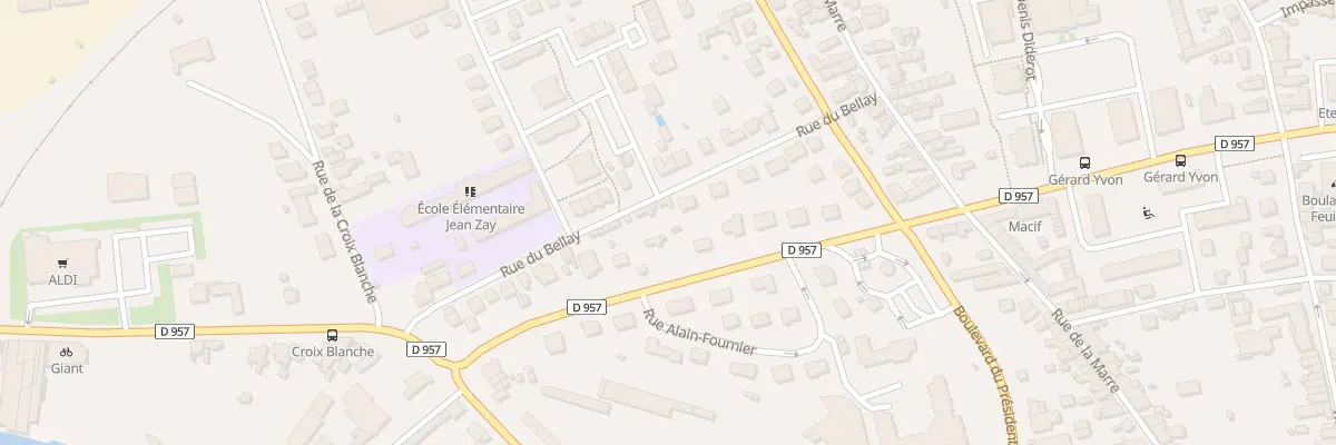 Plan du 22 Rue du Bellay à Vendôme