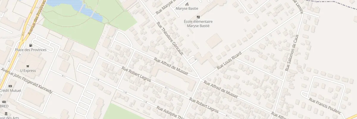 Plan du 27 Rue Alfred de Musset au Grand-Quevilly