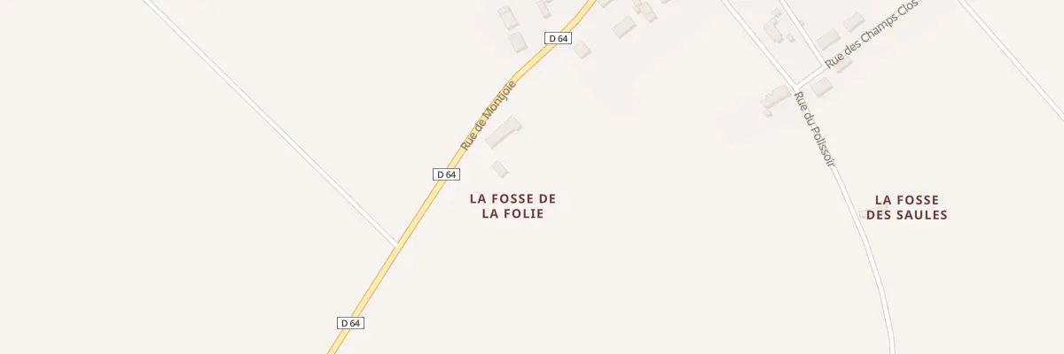 Plan du 7 La Fosse de la Folie à Nourray