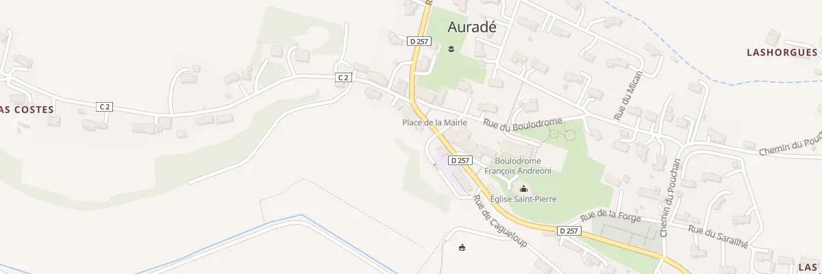 Plan du 23 Rue de la Prade à Auradé