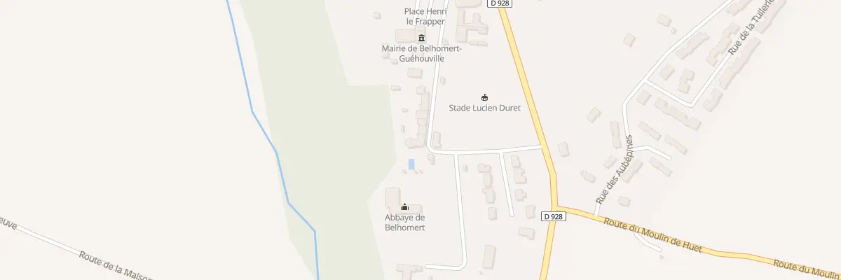 Plan du 5 Rue de l’Abbaye à Belhomert-Guéhouville