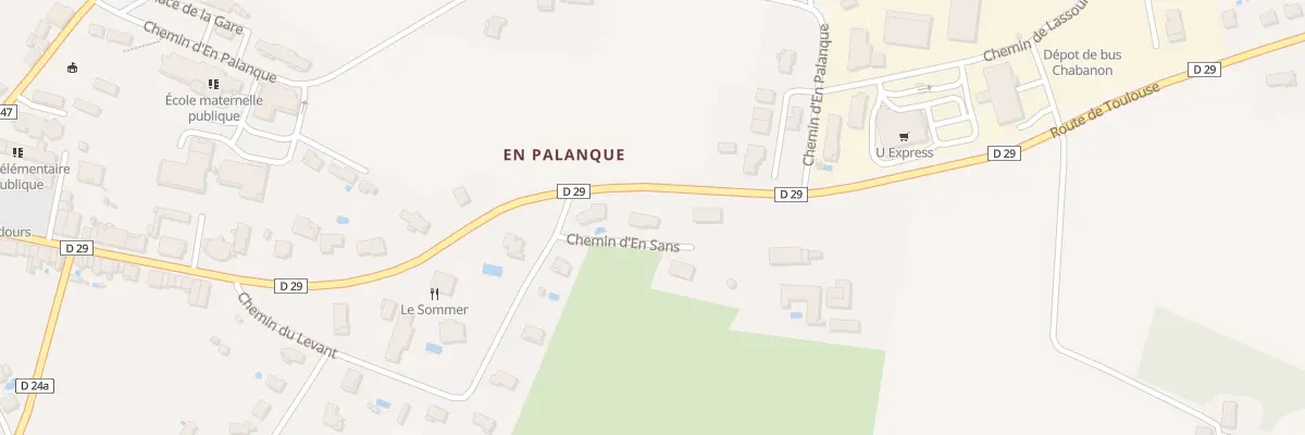 Plan du 2 Rte de Toulouse à Cadours