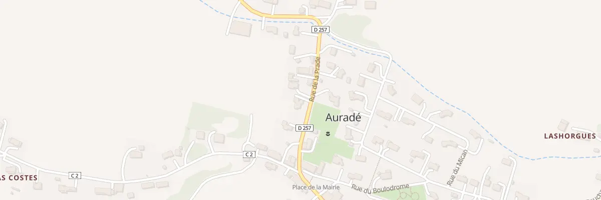 Plan du 181 Rue de la Prade à Auradé