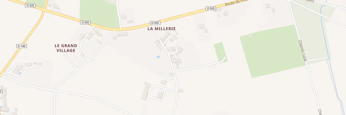 Plan du 7 La Millerie à Azay-le-Ferron
