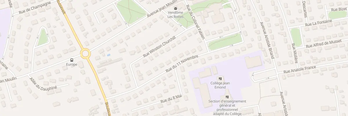 Plan du 9 Rue du 11 Novembre à Vendôme