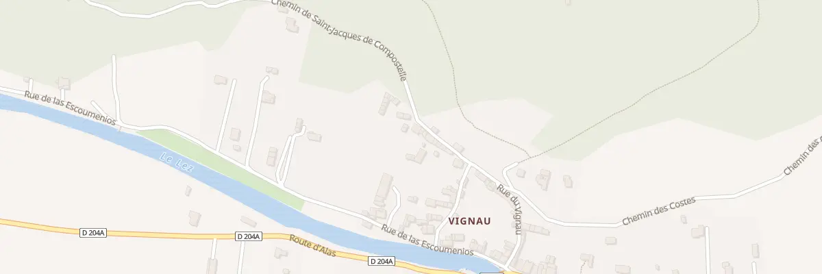 Plan du 155 Vignau à Engomer
