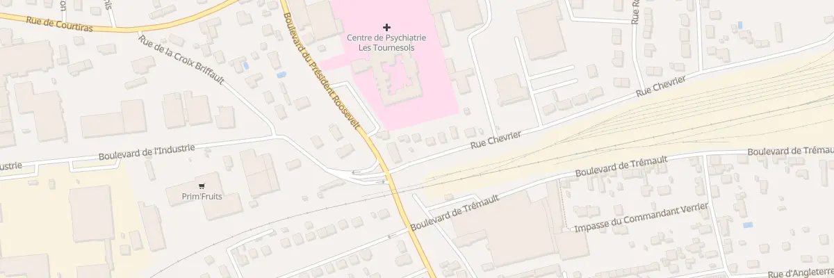 Plan du 2 Rue Chevrier à Vendôme