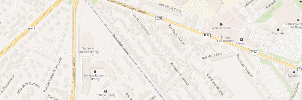 Plan du 28 Rue Marcel Sembat au Petit-Quevilly