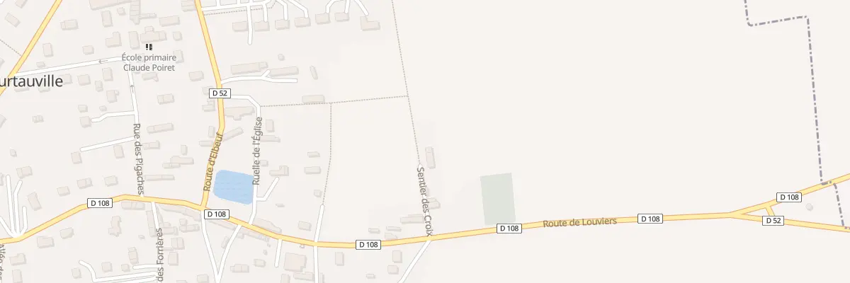 Plan du 3 Sen des Croix à Surtauville